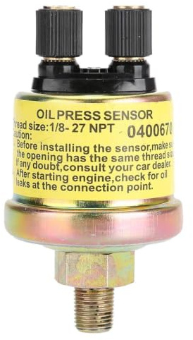 Yosoo Universal 1/8 NPT Ersatz-Motoröldrucksensor für Manometer für Auto - Öldrucksensor
