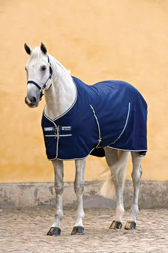 Horseware Rambo Stable Sheet Embossed Lining - Navy/Navy, Größe:125