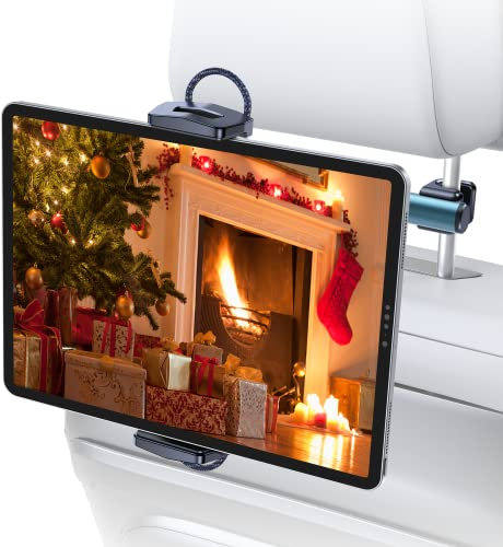 APPS2Car Tablet Halterung Auto, Tablet Halterung Auto Kopfstütze, Schwanenhals iPad Halterung Auto, Tablethalterungen Auto Kopfstütze für Phone, iPad Pro/Mini/Air, Nintendo Switch, 4.7-12.9 Zoll