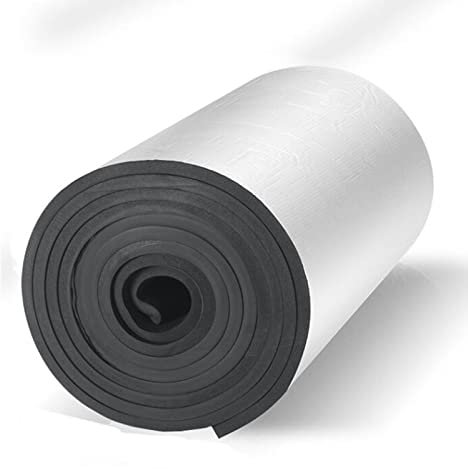 SHUITUKOUU Tapis D'Isolation Acoustique pour Voitures,Isolation Thermique Automobile Générique, Laine D'isolation De Toit, Coussin Isolant De Bouclier Thermique De Capot,25mm Thick,1m²