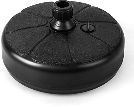 COSTWAY Sonnenschirmständer befüllbar, Schirmständer für Schirmstangen von 38 mm, Ø37 cm Marktschirmständer Sonnenschirm Ständer für Balkon, Garten