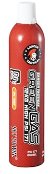 Lancer Tactical 600ml/20oz 12kg Powerful Green Gas High PSI G-1100 (Oil Free)