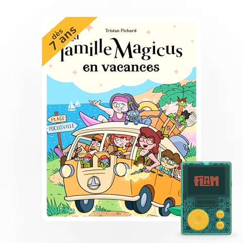 Lunii - La Famille Magicus Part en Vacances - Livre Audio interactif en français - durée 3h30 - dès 7 Ans à écouter sur FLAM