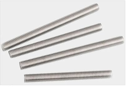 TULDYS WALENI 4 Stück 304 Edelstahl Feingewinde-Gewindestangen Feinzahn-Beschlagschrauben A2 M6-M20(M10x1.0x250 mm)