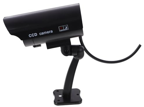 Artibetter 2pezzi Telecamera Fittizia Simulazione Per Led Lampeggiante Imitazione Cctv e Batteria