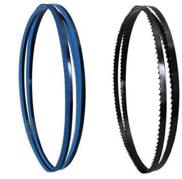 Wildeep 2pcs 59-1/2 Bandsaw Blade 1511x6.35x0.35mm TPI 6 For 9 Band Saw For Ryobi For Skil For Delta For Black Decker Power Tools Accessories
