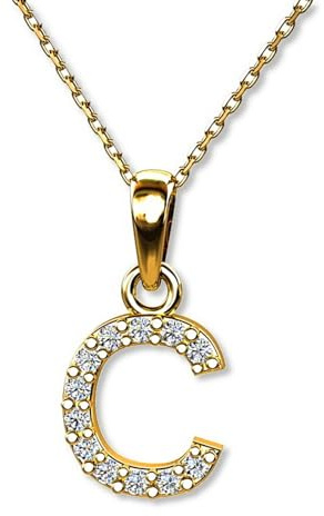 LillyMarie Buchstaben Kette Gold 333 Personalisierte Halskette mit Initial Anhänger Alphabet A-Z Buchstabenkette Damen Namenskette Geschenk für Frauen Weihnachten Geburtstag Valentinstag