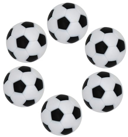 SKISUNO 6stücke Tischfußball Bälle Mini Kickerbälle Mit Frosted Oberfläche Strapazierfähige Ersatzbälle Für Erwachsene Und Jugendliche Kompatibel Mit Standard Tischkicker Spielen