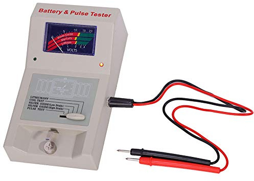 Tester per Batterie a Bottone, Tester Multiuso per Impulsi di Orologi con Bobina a Bottone, per la Riparazione di Orologi