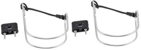 SUPVOX 2 Piezas Soporte de de Vida Paseo en Ancla aro Salvavidas Inflable remolcar Soporte de aro Salvavidas para Soporte de aro Salvavidas Marino Acero Inoxidable Silver