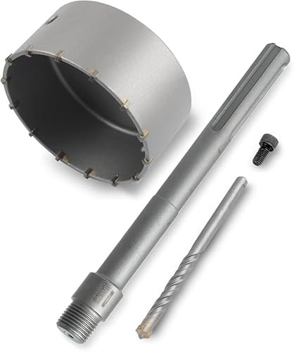 SDS MAX Bohrkrone | Ø 120 mm | Länge 350 mm | Dosenbohrer für Beton, Stein, Ziegel | Profi-Werkzeug für Bohrhammer | langlebig & präzise
