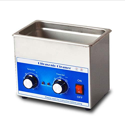 Limpiador ultrasónico con temporizador digital y calefactor for joyas de joyería Reloj Piezas pequeñas Placas de circuito Instrumento dental, máquina de limpieza de ultrasonido comercial industrial, r