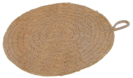 GLEAVI Loofah Sponge Steamer Liners Reusable Kitchen Steaming Pads for Bamboo Steamers Home Use