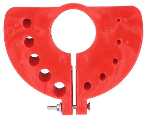Walfront Afilador de Brocas de 3-12 Mm para Amoladora Angular, 10 Tamaños de Orificios, Herramienta Portátil para Afilar Brocas HSS, Carburo, Espirales y cobalto. (rojo)