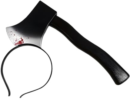 Teegxddy Haarreif Mit Blut Halloweenmänner,Kopfschmuck Blutige Schraubenschlüssel Im Kopf,Zombie Kostüm Zubehör,Horror Haarschmuck Blutig,Für Erwachsene,Damen,Herren