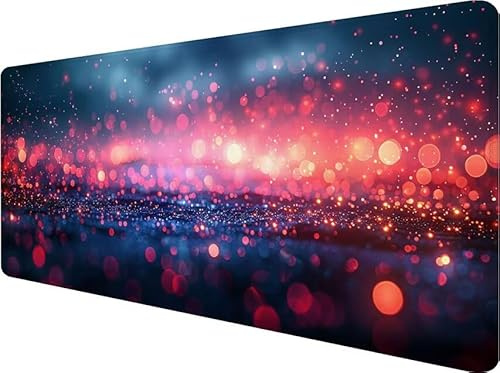 Alfombrilla Ratón Color Mouse Pad XXL 1200x600x3mm, Gaming Mousepad Abstracto, Impermeable Antideslizante Mouse Pad, Mejora la Precisión y la Velocidad, Grande Protector Escritorio, Regalo I-1680