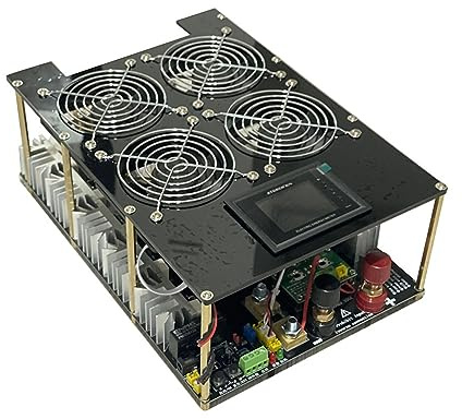 Chauffe Boulon Induction Chauffage par Induction ZVS 5000W, Machine de chauffage panneaux PCB, métal fondu + bobine + pompe(70ml crucible)