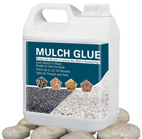 Gravel Glue - 500ml Quick Dry Binders, 500ml Ready to Use Resin Gravel Glue for Walkways, Driveways, Gardens, Patios, Gardens, Pathways, Landscapes | Strong Stone Binder for Borders Multi Pebbles