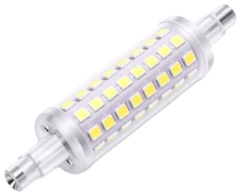 Hyuduo R7S LED-lampor, 78 Mm Dubbelsidig 5W 500LM 360° Stråle för Golvlampor (Varmt ljus)