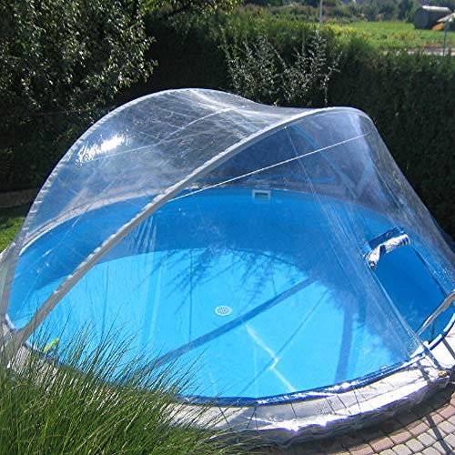 Dôme Cabrio pour bassin rond / couverture pour piscine ronde / pour Ø 4,50-4,60 m / toit pour piscine