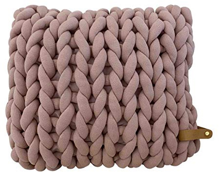 Adorist XXL Grobstrick Kissen Cotton Tube, Mauve