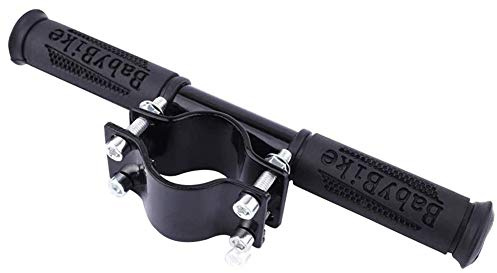 Elektrisches Skateboard Kindergriff Kinderhandgriff Sicherer Halter Kinder-Griffstange Kids Scooter Griff für Für Xiaomi M365 Roller Elektro Scooter Zubehör Verstellbar Gummi Lenkergriff (Schwarz)