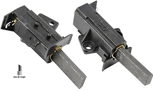 Kit 2 charbons moteur Lave-linge 481281719419, C00114885 WHIRLPOOL