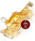 IL GUSTO Bourbon Whisky Gift in a Motor-Bike-Shaped Glass Bottle - 350ml - 40% Alc