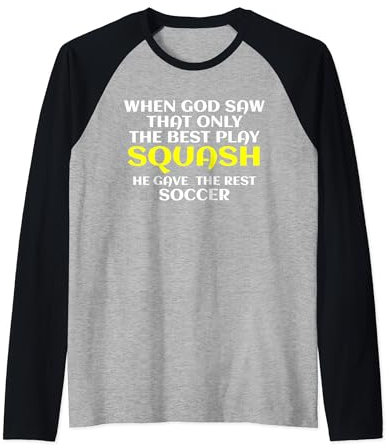 Squash Trainer Lustiger Squash Spruch Squash Spieler Raglan