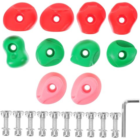Supvox 10sätze Teiliges Klettergriffe Für Outdoor Und Indoor-Klettern Sicher Und Installieren Für Spielplätze