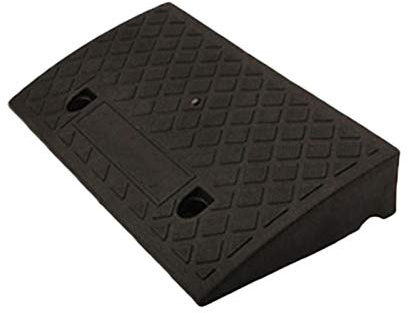 Bordsteinrampe für 7cm Hohe Stufen aus robustem Kunststoff, Rampe Rollstuhl, Türschwellenrampe, Auto Rampe für Tiefe Autos, Motorrad Rampe, Bordsteinkanten