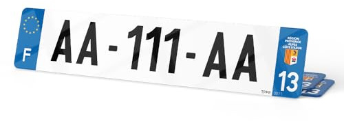 Plexoretto Plaque Immatriculation Auto Homologuée (Vendue à l'unité) - 520x110 mm - Plexiglas Haut de Gamme (PMMA) - Idéal Remplacement Voiture, Remorque, Caravane & Porte-Vélos - Ultra Résistante