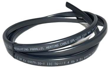 Calorique EPL-2CR- Heizkabel 80W/m selbstregulierend Premium mit einem Anschluss Set-2m