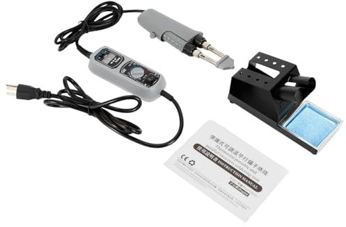 Machine Devices 938D Mini Station de soudage électrique avec pincettes Chaudes, 120 W PID, contrôle de température programmable, Affichage numérique LED, pincettes à souder