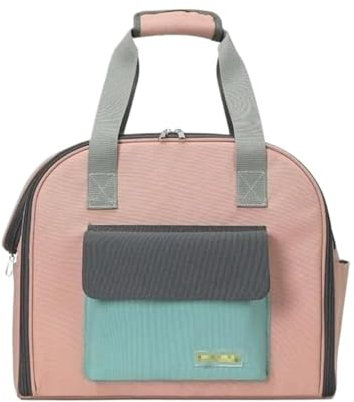 Katzenbox Transporttasche Katze Haustier-Rucksack Für Hunde Und Katzen, Faltbar, Für Reisen, Handtaschen, Multifunktionales Zelt, Tragbare Hundetasche Transportbox Katze(Color:Rosa)
