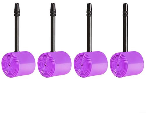 HEIBTENY Ultraleichter TPU Fahrrad Schlauch 20 Zoll 425 20X1,9-2,6 Reifen FV45 Verstärktes Metallventil Für Mountainbikes, 44 G(4PCS)