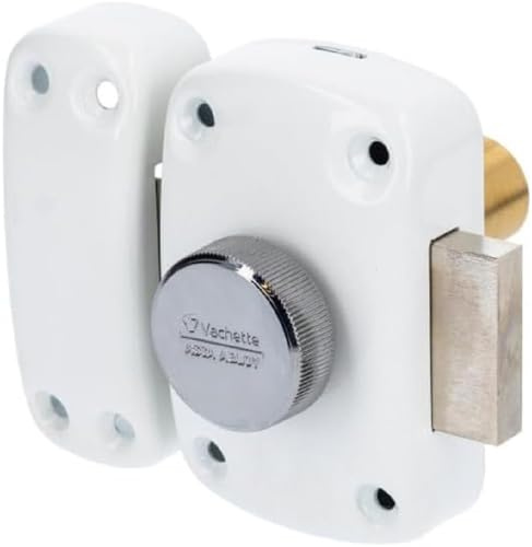 Vachette Cyclop Door Lock Cylinder - Interior Button Opening, External Key - Cylinder Diameter 23 mm, Length 40 mm, 5 Pins - Anti-Pick - 3 Keys
