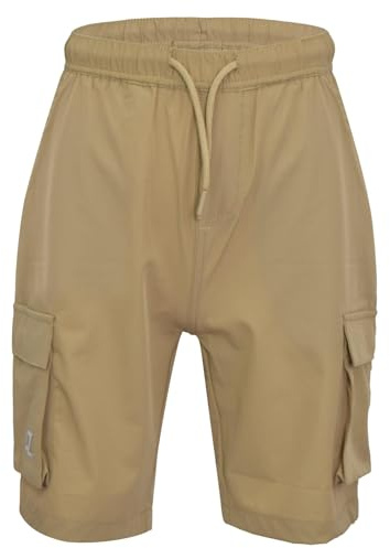 A2Z Kids Boys Cargo Shorts Adjustable Waistband Sports Summer Bottoms | Multiple Utility Pockets Featuring Stretch Fabric For Outdoor Activities