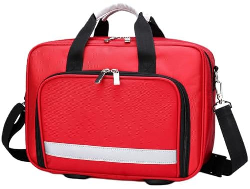Leere Medizinische Tasche, Krankenschwester-versorgungstasche Schultergurt, Erste-Hilfe-Tasche Für Hausbesuche, Gesundheitsfürsorge, Reisen, Notfallveranstaltungen