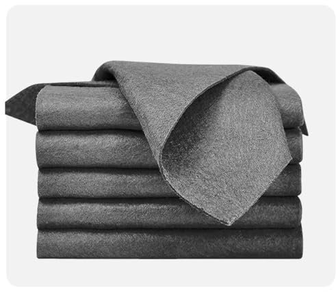 5 Piezas De Paño De Limpieza Mágico, Estropajo De Fibra Espesa Sin Marcas De Agua, Artefacto De Limpieza De Vidrio Sin Pelusa Y Absorbente De Agua para El Hogar