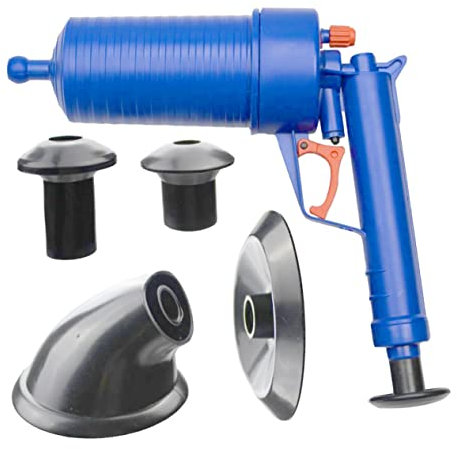 HOMOBABE 1set Sturatubi Ad Aria Compressa Professionale Per Lavandini e Toilette Strumento Per Liberare Scarichi e Togliere Blocchi Per Cucina e Bagno