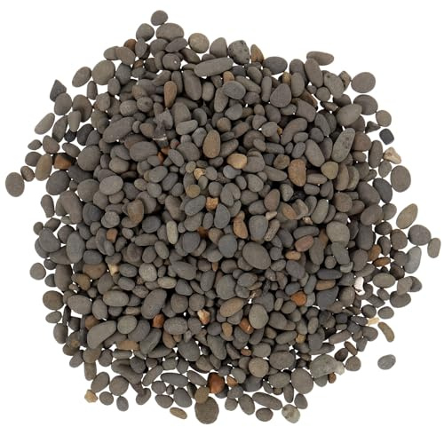 VERDANVERSE Microlandscape Stones 2-5Mm Dark Grey for Riverbed Pebbles and Miniature Rock Material Kit 50G Bag