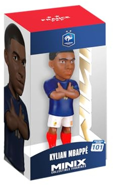 MINIX – Fotboll stjärnor miniformat – världsmästerskap – Frankrike – Mbappé – samlarfigur 7 cm