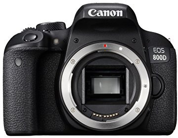 Canon EOS 800D Body Fotocamera Digitale, Nero [Versione EU]