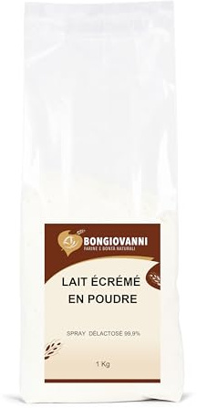 BONGIOVANNI FARINE e BONTA' NATURALI Latte Scremato In Polvere Delattosato 1kg