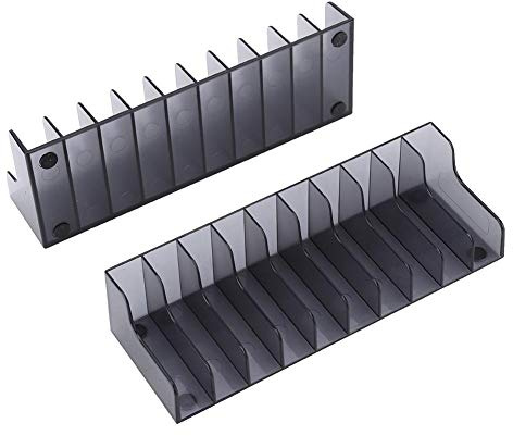 ASHATA For Game Storage Stand – 2Pcs Universal Large Capacity Games Storage Tower - Game Card Box Game Storage Rack for PS4/for Slim/for Pro