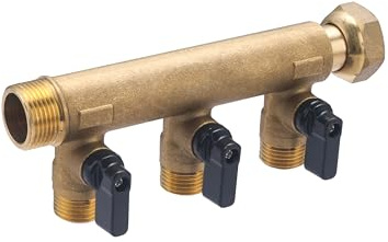 Collecteur Ecrou libre Femelle - Mâle 20x27-3 départs à Vannes 15x21 NOYON & THIEBAULT