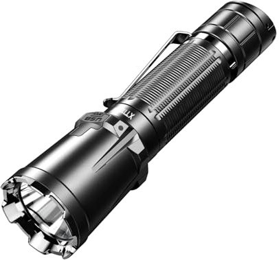 klarus XT11GT Pro 3300 lúmenes recargable LED linterna, linterna táctica superbrillante potente para camping, senderismo y emergencias
