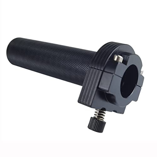 Feiteplus 25 mm Motorrad Schnelldrehgriff Drehgriff Kraftstofföl Lenker Griff Beschleunigung für Harley 883 1200 CNC-Aluminiumlegierung, Schwarz