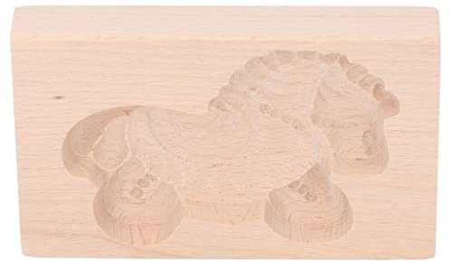 Keksstempel, Wiederverwendbar, Leicht Tragbar, Süßes Buchenholz für die Küche (Trojanisches Pferd)